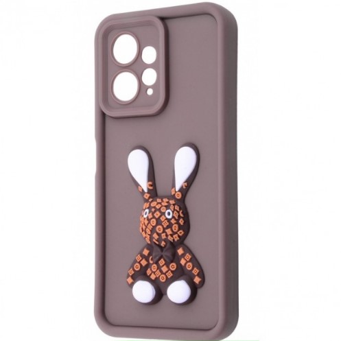 Чохол Pretty Toys для Xiaomi Redmi Note 12 4G (Brown/rabbit)-0